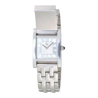 【GC】經典羅馬時尚腕錶-銀X白(GX30003L2)