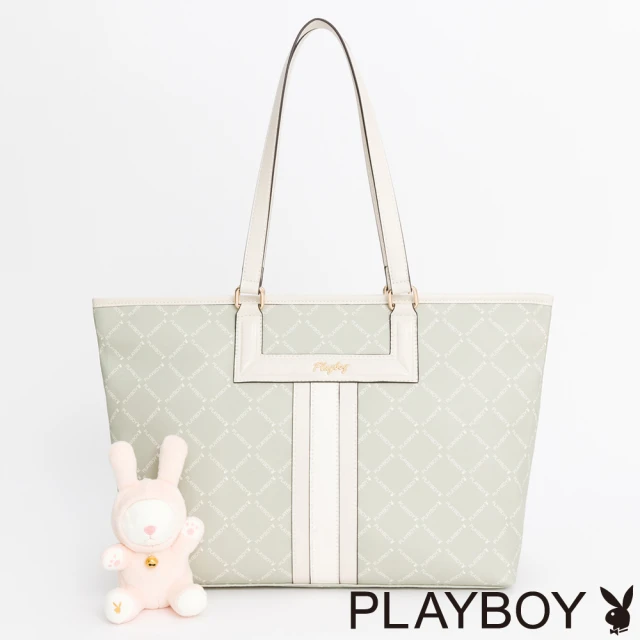 PLAYBOY 托特包 Lucky Bunny系列(綠色)