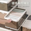 【簡約家具】摺疊衣物收納箱 7格分層/無隔板(整理箱 收納箱 衣櫃 雜物 透視 玩具)