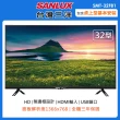 【SANLUX 台灣三洋】32型HD液晶顯示器/無視訊盒SMT-32FB1(含桌上型安裝+舊機回收)