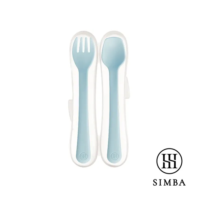 【Simba 小獅王辛巴官方直營】美味學習叉匙組(兒童餐具/矽膠湯匙/副食品)