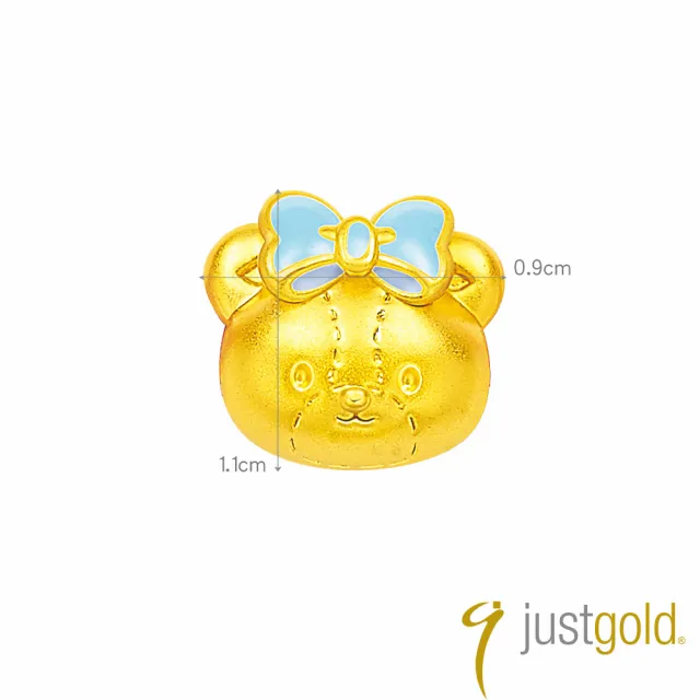 【Just Gold 鎮金店】KT50週年 黃金串珠(小熊)