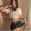 【Muses】性感學生制服角色扮演 制服誘惑套裝 日系制服 情趣內衣 性感誘惑可愛短裙(40-60kg)