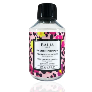 【Baija Paris 巴黎百嘉】巴黎女人香 紅玫甜荔 擴香補充液 200ML(擴香香氛/法國原裝)