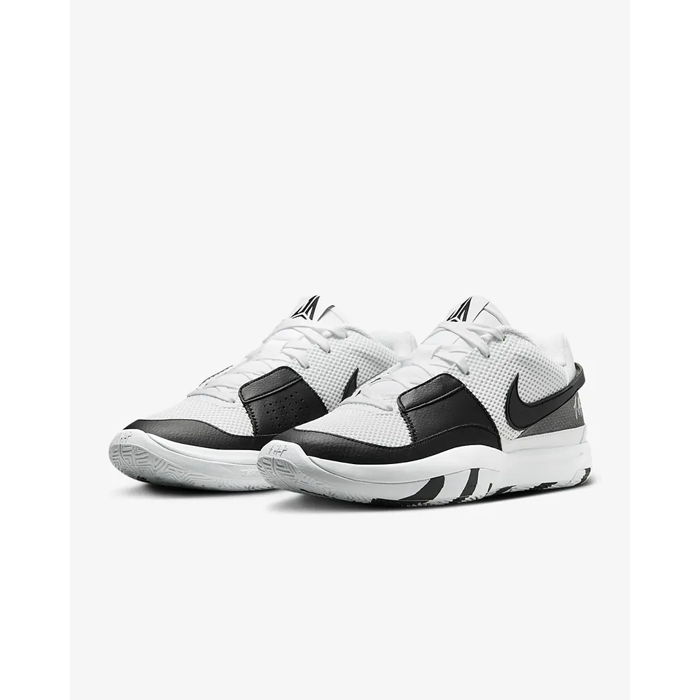 NIKE 耐吉】籃球鞋運動鞋JA 1 EP 男鞋白黑(DR8786101) - momo