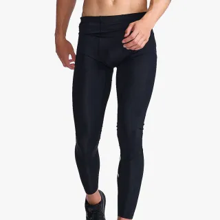 【2XU】男 Aero跑步壓縮長褲(黑/反光銀)