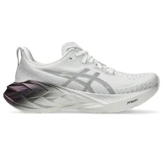 【asics 亞瑟士】NOVABLAST 4 PLATINUM 女款 PLATINUM白金系列 彈力 慢跑鞋(1012B722-100)