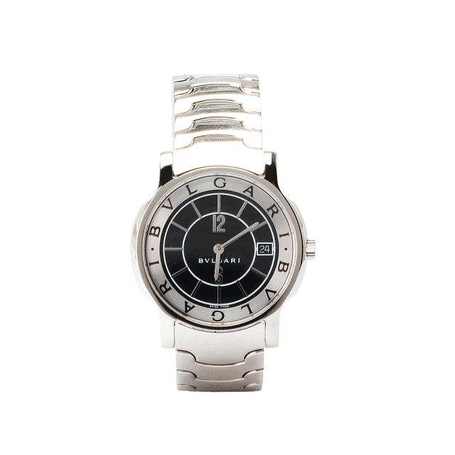 【BVLGARI 寶格麗】Bvlgari 系列自動上鏈機械腕錶(銀ST35BSSD)