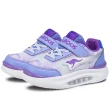 【KangaROOS】美國袋鼠鞋 童鞋 BREAK 美式厚底貝果氣墊運動鞋 紫(KK41517)