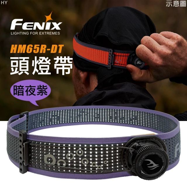 Fenix HM65R-DT 頭燈帶/暗夜紫(#HM65R-DT HEADBAND.)