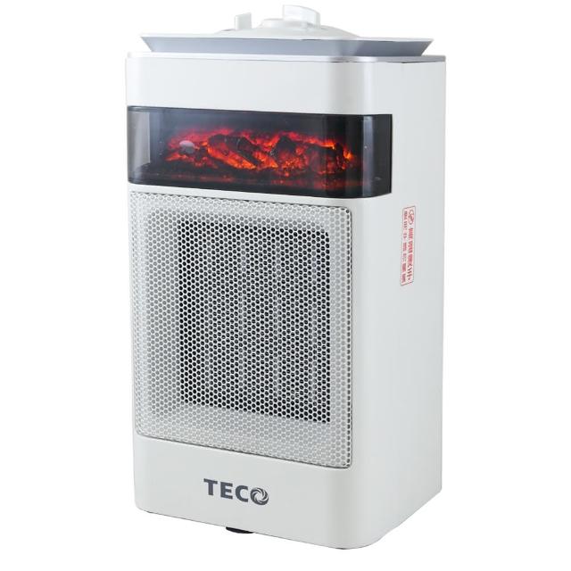 【TECO 東元】3D擬真火焰PTC陶瓷電暖器/冷暖風