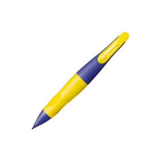 【STABILO】思筆樂 1.4 mm 胖胖鉛 人體工學自動鉛筆 右手 紫色/黃色 型號:B-46896(原廠正貨)