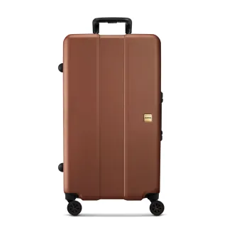 【OUMOS】30吋運動行李箱/胖胖箱 古銅金(鋁框箱)