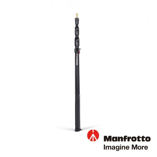 【Manfrotto 曼富圖】鋁合金氣壓式三節中型燈架 1005BAC(公司貨)