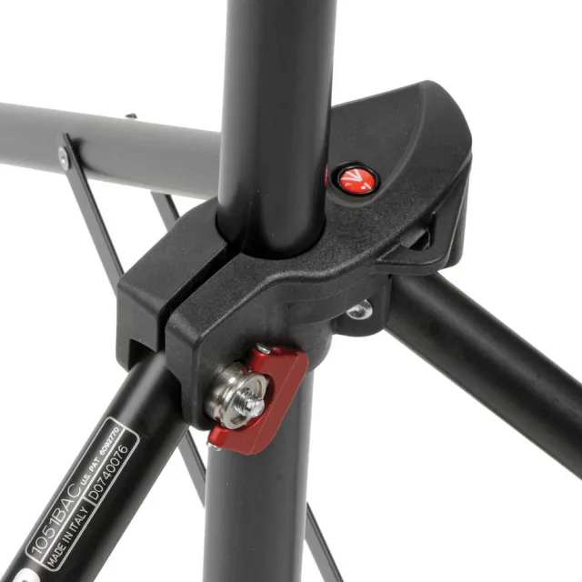 【Manfrotto 曼富圖】鋁合金氣壓式四節中型燈架 1051BAC(公司貨)