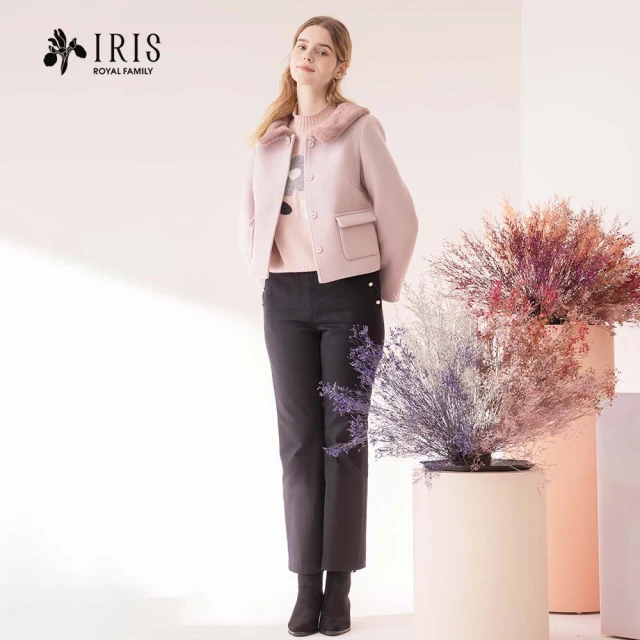 IRIS 艾莉詩 千鳥格蕾絲領洋裝-2色(36682)優惠推