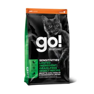 【Go!】低致敏黑水虻 12磅 貓咪低敏系列 單一肉無穀天然糧(貓糧 貓飼料 蟲蛋白 腸胃敏感 全齡貓 寵物食品)