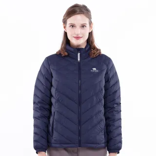 【POLAR BEAR 北極熊】女極輕羽絨外套-黑青(23D03)