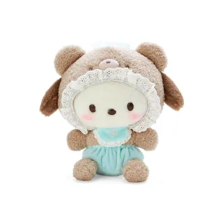 【SANRIO 三麗鷗】拿鐵小熊系列 熊寶寶造型絨毛娃娃 帕恰狗