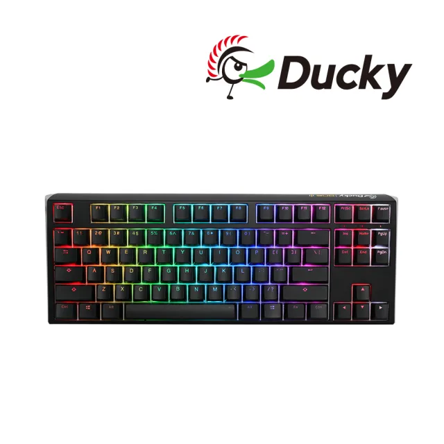 Ducky】One 3 DKON2187ST 80%RGB機械式鍵盤中文黑(銀軸/靜音紅軸