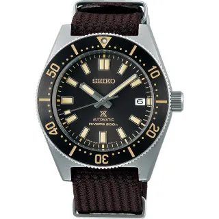 【SEIKO 精工】Prospex DIVER SCUBA 1965現代版 200米潛水機械錶 套錶(SPB239J1/6R35-00P0D)