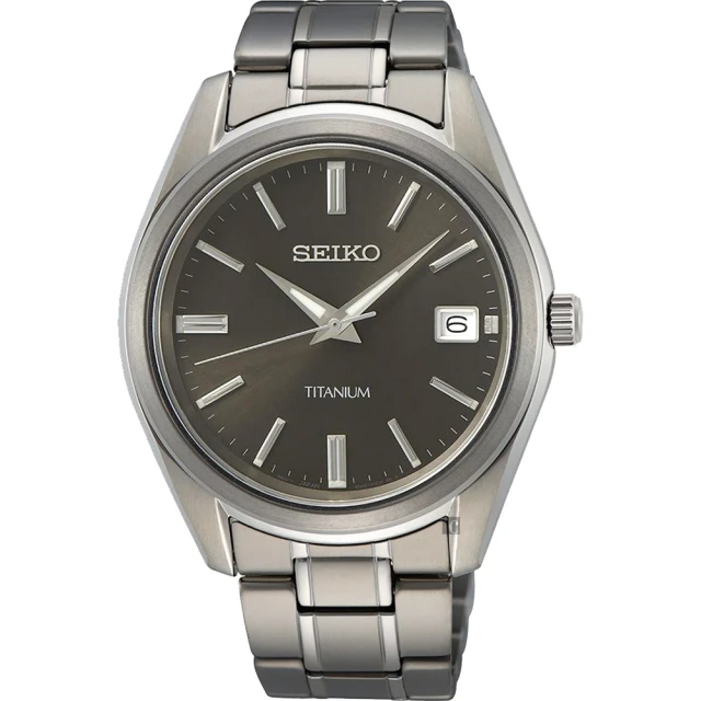 SEIKO 精工 CS 鈦金屬簡約手錶-40mm 新年禮物(SUR375P1/6N52-00B0D)