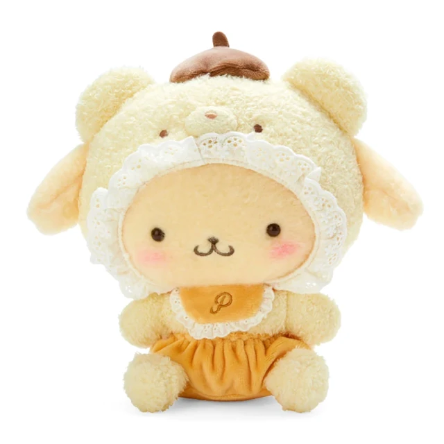 【SANRIO 三麗鷗】拿鐵小熊系列 熊寶寶造型絨毛娃娃 布丁狗