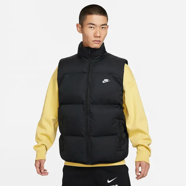 【NIKE 耐吉】AS M NK CLUB PUFFER VEST  羽絨背心 男款 保暖 運動 穿搭(FB7374-010 ∞)