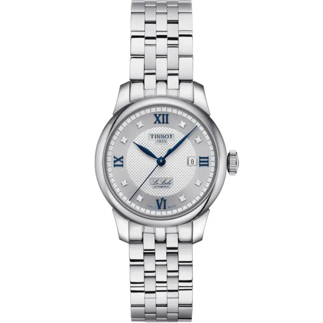 【TISSOT 天梭】LE LOCLE 力洛克 20周年自動機械對錶 (T0064071103303+T0062071103601)
