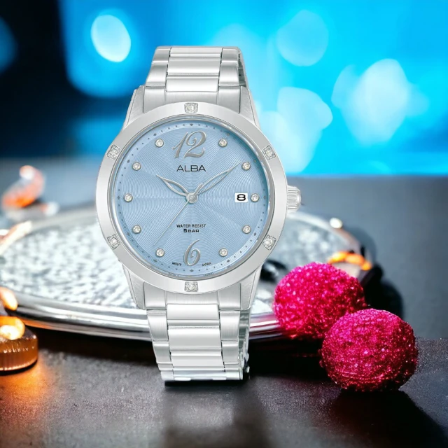 ALBA 雅柏 Fashion系列 藍色 時尚腕錶-36mm(VJ32-X337B/AG8N13X1)