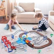【CuteStone】兒童聲光火車鐵道世界玩具套裝組合