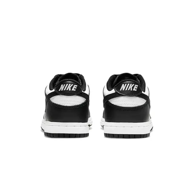 【NIKE 耐吉】休閒鞋 Dunk Low 親子穿搭 潮流 經典 小童鞋 中童鞋 低筒 黑白 熊貓(CW1588-100)