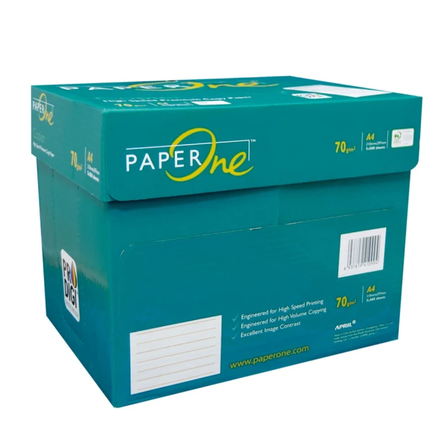 PaperOne copier 多功能影印紙 PEFC綠包(A4 70g 500張/包/5包/箱 辦公用紙 影印用紙)