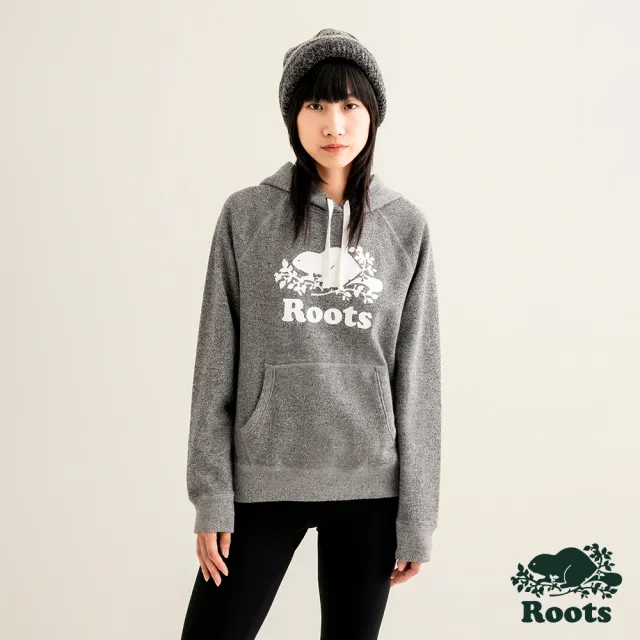 【Roots】Roots 女裝- ORIGINAL連帽上衣(灰色)