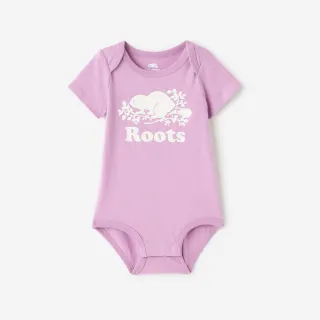 【Roots】Roots 嬰兒- COOPER BEAVER 包屁衣(紫色)