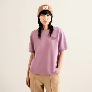【Roots】Roots 女裝- COOPER短袖圓領上衣(紫色)