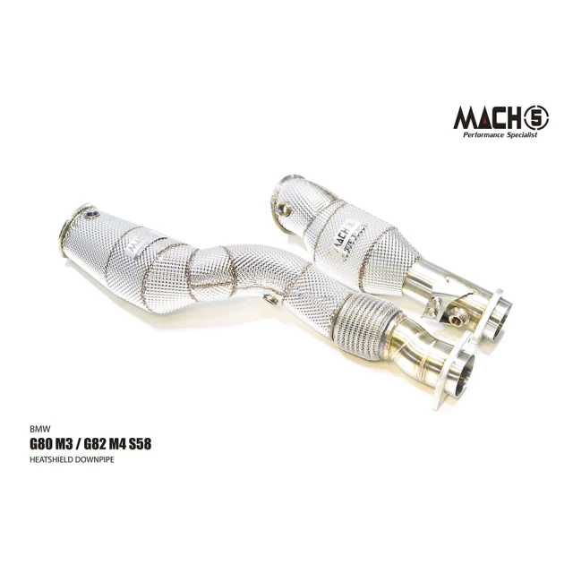 Mach5 BMW F10 高流量帶三元催化排氣管(550 