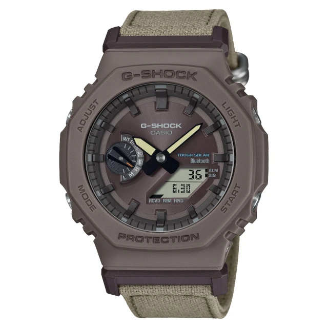 CASIO 卡西歐 G-SHOCK八角永續環保雙顯錶(GA-