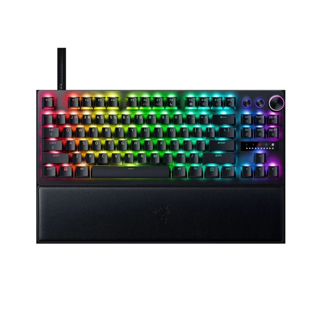 【Razer 雷蛇】Huntsman V3 Pro TKL獵魂光蛛V3 Pro TKL有線電競鍵盤/中文(光學軸)