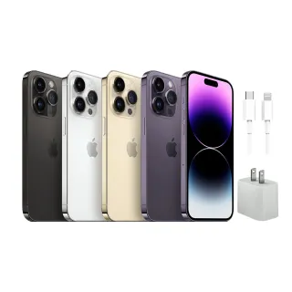 【Apple】A級福利品 iPhone 14 Pro 128G(6.1吋)原廠快充組