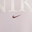 【NIKE 耐吉】上衣 女款 長袖上衣 大學T 磨毛 寬鬆版型 紫 FN3655-019(3S3629)