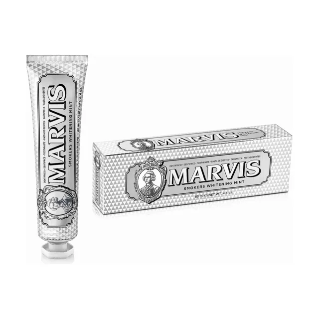 【台隆手創館】MARVIS義大利經典牙膏-晶亮白薄荷85mL