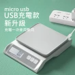 【Life shop】廚房防水電子秤/USB充電款/非交易用秤(料理秤 廚房秤 烘焙秤 防水秤)