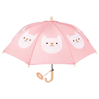 【Rex London】兒童雨傘 貓咪(遮陽傘 晴雨傘 直傘)