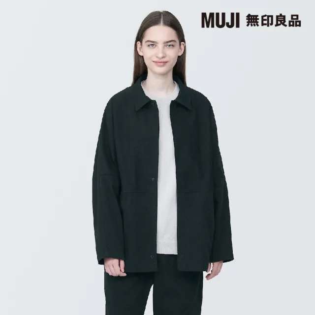 【MUJI 無印良品】MUJI Labo不易燃外套(黑色)