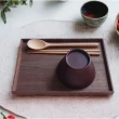 【Life shop】日式胡桃木托盤/大(日式廚具 木質廚具 原木托盤 托盤 餐盤)