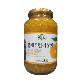 【韓太】蜂蜜風味濟州醜橘茶1KGx1罐(本島免運費)
