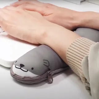 【台隆手創館】KUTSUWA懶洋洋動物鍵盤護腕墊(滑鼠墊)