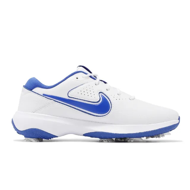 【NIKE GOLF】高爾夫球鞋 Victory Pro 3 Wide NN 男鞋 寬楦 白 藍 防潑水 可拆釘 運動鞋(DX9028-140)