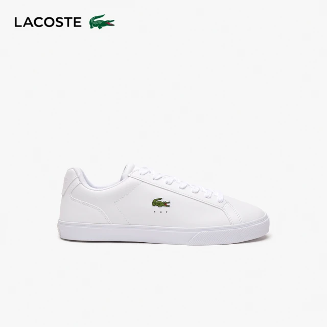 LACOSTE 男鞋-Lerond Pro 皮革休閒鞋(白色)